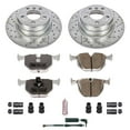 thumbnail image 3 of PowerStop Rear Z26 Street Warrior Carbon-Fiber Ceramic Brake Pad and Drilled and Slotted Rotor Kit Fits: BMW Select Models K5720-26, 3 of 9