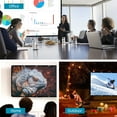 thumbnail image 5 of Projection Screen 72 inch GAINVANE 16:9 Projector Screen Portable Outdoor Indoor Wrinkle-Free 4K HD Wall-Mounted Backyard Movie Night Camping Office Presentation (159X90cm), 5 of 7
