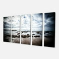 thumbnail image 2 of Impression sur Toile Côte Atlantique Dramatique à Basse Marée - Bord de Mer, 2 of 3