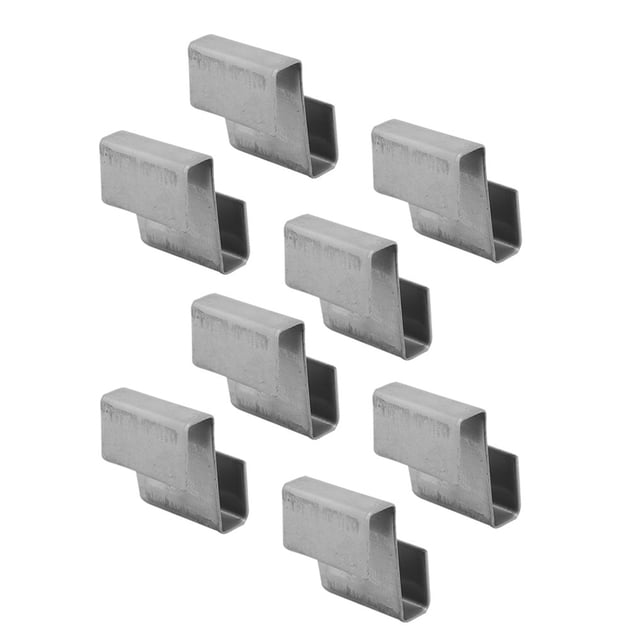 Pince en Verre, 50 Pcs Pinces de Superposé en Acier Inoxydable Premium pour Serre Pince de Fixation de Cadre en Verre Durable Pince en Verre pour Serre