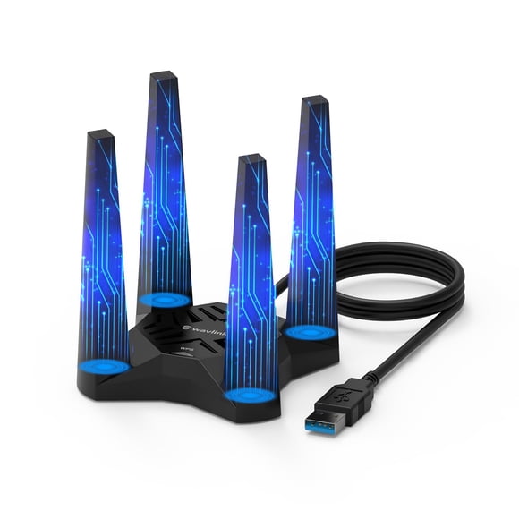 Adaptador WiFi 6 USB 3.0 WAVLINK AX1800 de doble banda