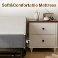 thumbnail image 4 of THAILE Folding Bed with 5” Airflow Memory Foam 75" x 38" Comfort Mattress and Wheels, 17” Metal Bed Frame, Twin, 4 of 10