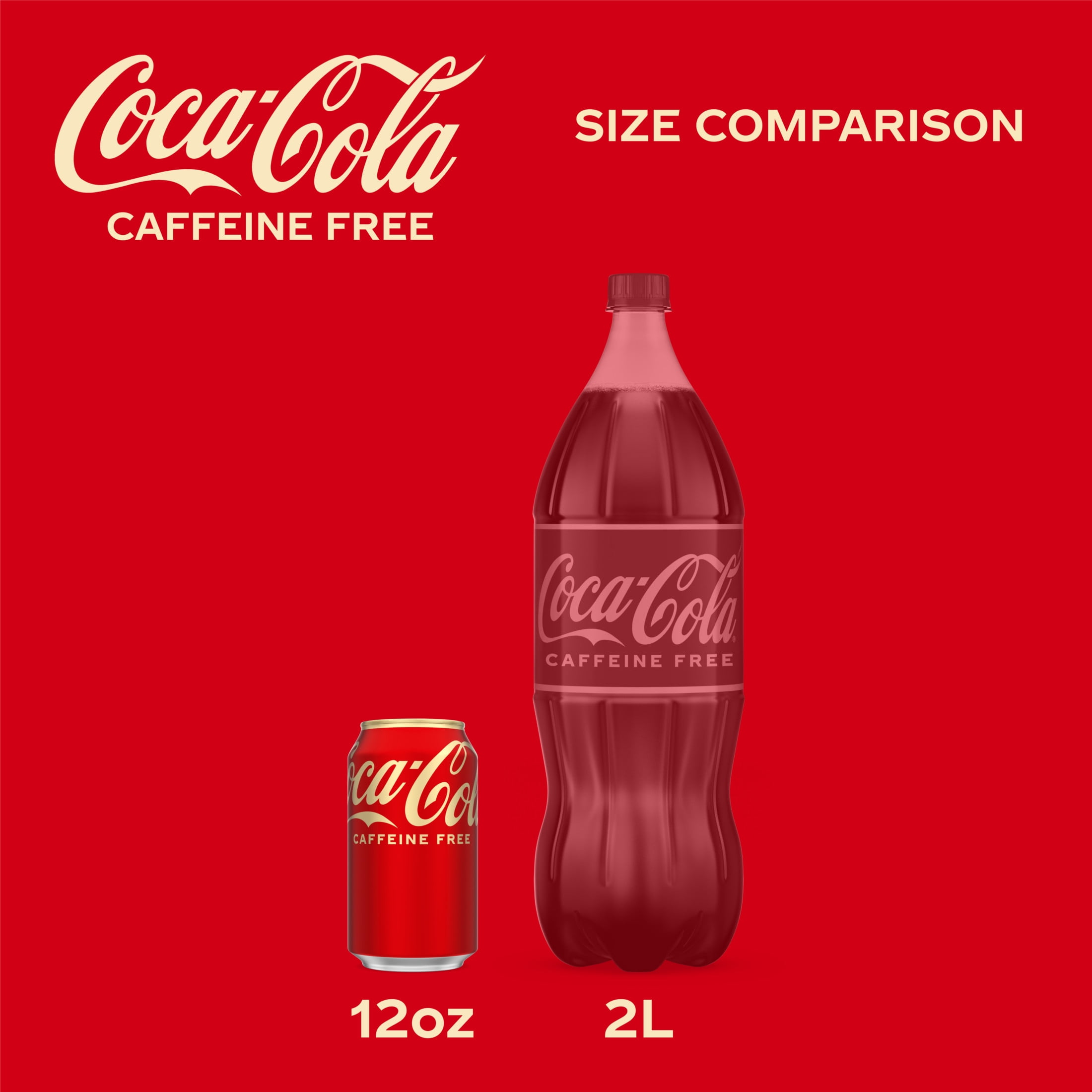 Coca-Cola Caffeine-Free Soda Pop Fridge Pack Cans, 12 fl oz, 12 Pack