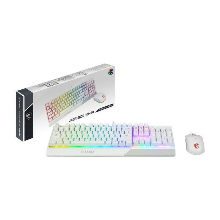 Free Shipping! MSI Vigor GK30 White Gaming Keyboard Free Shipping! MSI Vigor GK30 White Gaming Keyboard