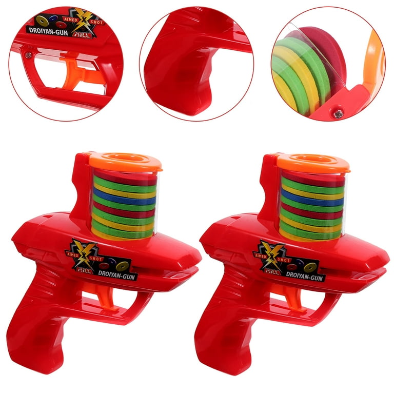 Unique 4ct Nerf Mini Disc Shooters - Icon'z Balloons & Events