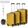 thumbnail image 2 of Set 3 Maletas Shendy Vendy 4 Ruedas Rígidas Viaje Vacaciones Resistente, 2 of 4