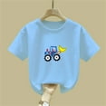 thumbnail image 4 of Cethrio Boys Graphic Tees, Crew Neck Casual Summer Cotton Boys T-shirts Blue Size 10-12, 4 of 4