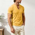 thumbnail image 2 of Akiihool Shirts for Men Oversized Mens T Shirt Graphic Short Sleeve Casual Fashion Workout Tee Shirts T Shirt Yellow,XXXXL, 2 of 8