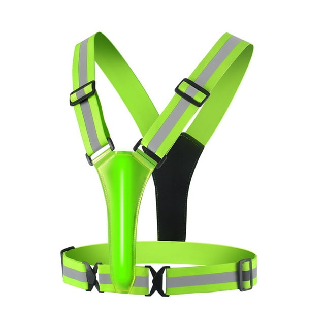 Gilet Réfléchissant de Sécurité USB LED pour Course de Nuit