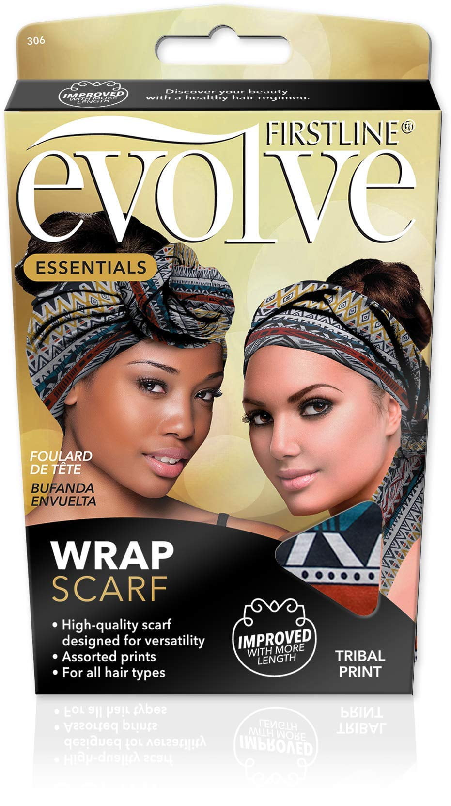Evolve Wrap Scarf Tribal Print MULTICOLORED