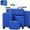 Dark Blue, variant on Long Vacation Luggage Set, 6-Piece Set, Hard-Shell Suitcase With 360 Rotating Wheels, ABS Hand Luggage & Checked Luggage, Extra Luggage Hook, TSA Lock & Zipper