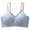 Blue, variant on Bovxnpu Women's Maternity Nursing Bras, Nursing Bras for Breastfeeding Soft Cotton Front Button Bra, Women's Breastfeeding Bra With Open Button Postpartum Breastfeeding Bra 42