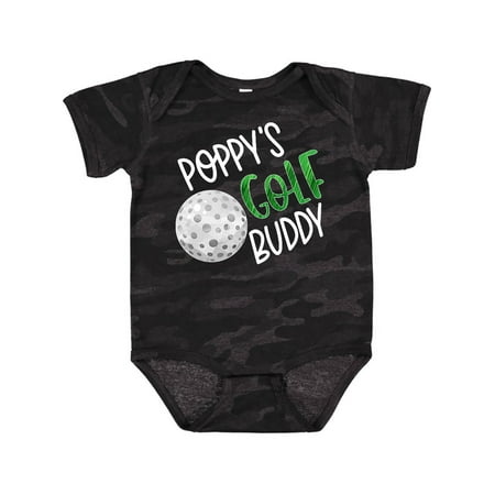 

Inktastic Poppy s Golf Buddy with Golf Ball Gift Baby Boy or Baby Girl Bodysuit
