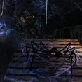 thumbnail image 2 of Giant Yard Halloween Decorations Outdoor Spider Web, 2 of 8