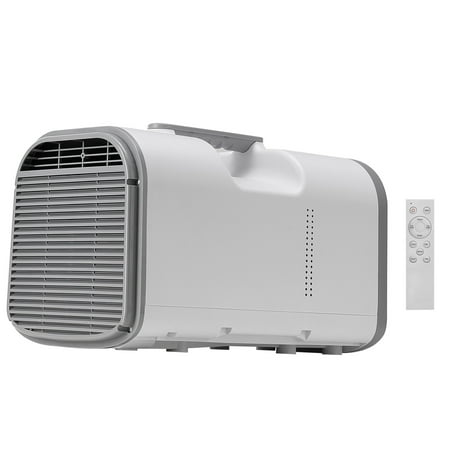 KFFKFF Mobile Cooling System 4250 BTU Triple-Speed Climate Control Device with 24H Schedule Portable AC with 16-32℃ Range Suitable for AC/DC Ideal for Outdoor Shelters
