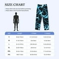 thumbnail image 4 of Gukieu Lightning Print Men's Home Trousers, Elastic Drawstring Home Pajamas Clothing Suitable for Adult Men-Small, 4 of 6