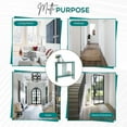 thumbnail image 7 of Kings Brand Furniture - Entryway Table - Narrow Console Table - Console Table with Storage - Hallway Decor - Wood Console Tables for Entryway - Narrow Console Sofa Side Table - Foyer - Teal, 7 of 7