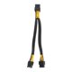 thumbnail image 2 of 8 Piezas GPU PCIe 8 Hembra Una Doble 2X 8 (6 + 2) Adaptador de Corriente PCI Express Macho Cable, 2 of 8