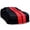 Black with Red Stripes, variant on 2010-2022 Camaro Ultraguard Sport Series Stretch Satin Indoor Car Cover Black with Red Stripes