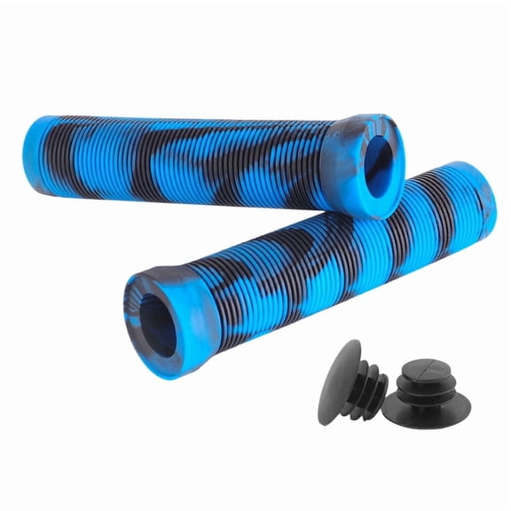 1 Pair Bike Handlebar Grips Cover Non-Slip Rubber Handlebar Cover for 22.2mm Handlebar Scooter Cruiser Road Urban,A