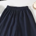 thumbnail image 5 of Loopsun Kids Girls Pants 1 to 13 Years Summer Thin High Waist Wide Leg Casual Trousers, 5 of 5