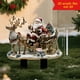 thumbnail image 4 of Trineo de Renos Invernal con Papá Noel, Decoración Plana 2D para Jardín | Decoración Festiva para Patios y Entradas | Material Duradero | Fácil Instalación | Diseño Llamativo | Ideal para Uso Residen, 4 of 6