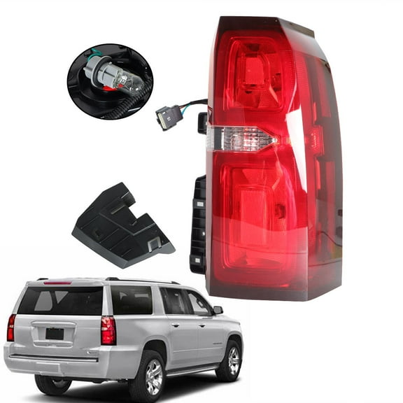 Passenger Side Tail Light Replacement for 2015-2020 Chevrolet Tahoe Suburban Red Lens Rear Tail Light Brake Lamp Assembly RH Right Side 84467059 23407433