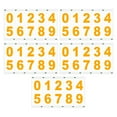 thumbnail image 2 of Joernso 5 Sheets 2/3/4-Inch Reflective Mailbox Number Sticker 0 to 9 Waterproof Die-cut Self Adhesive Vinyl Modern House Number Decal Window Door Decoration, 2 of 7