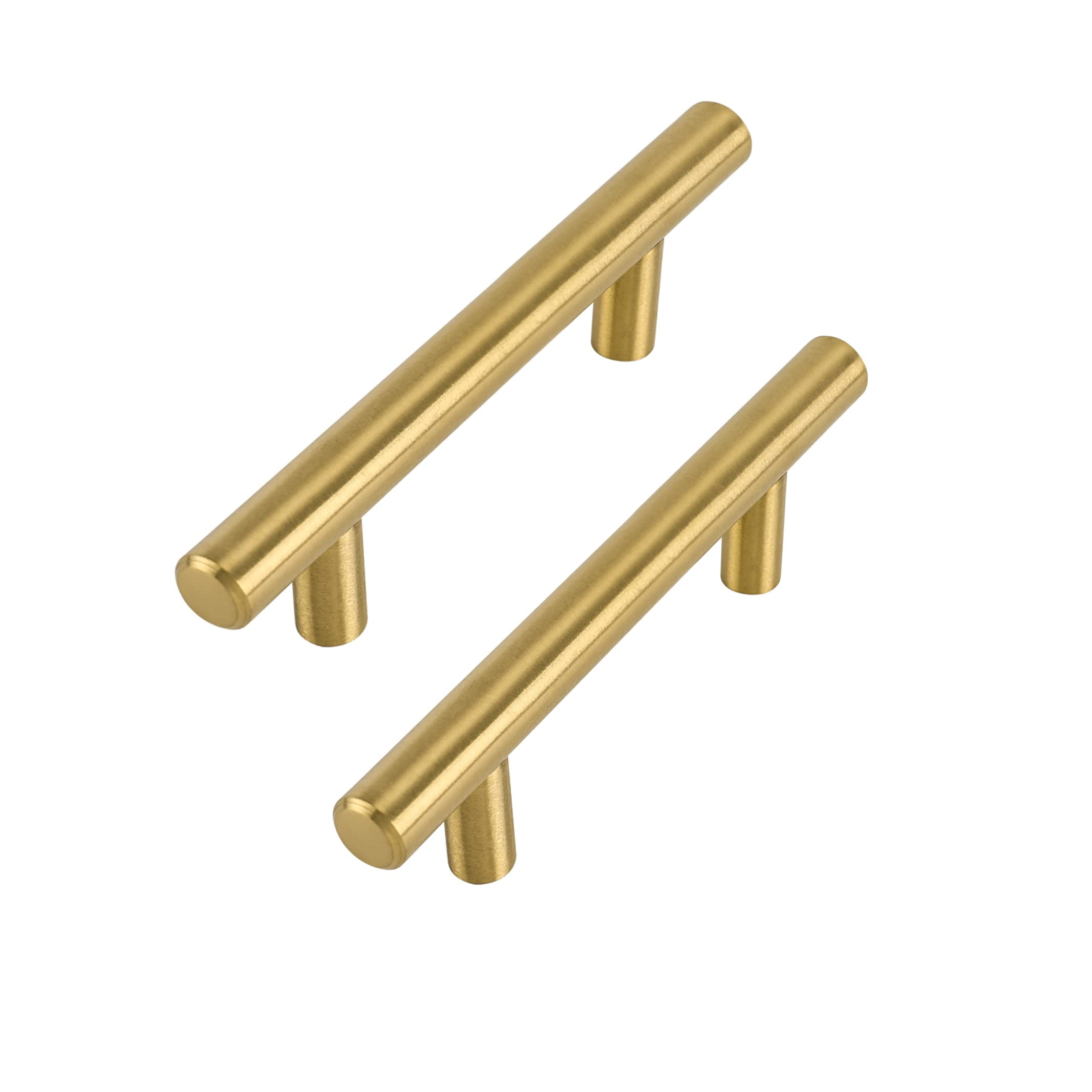 30 Pack/Gold Pulls, Brushed Brass Pulls Handles