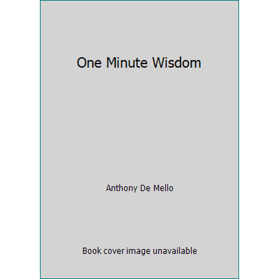 Pre-Owned One Minute Wisdom (Hardcover) 0385235852 9780385235853