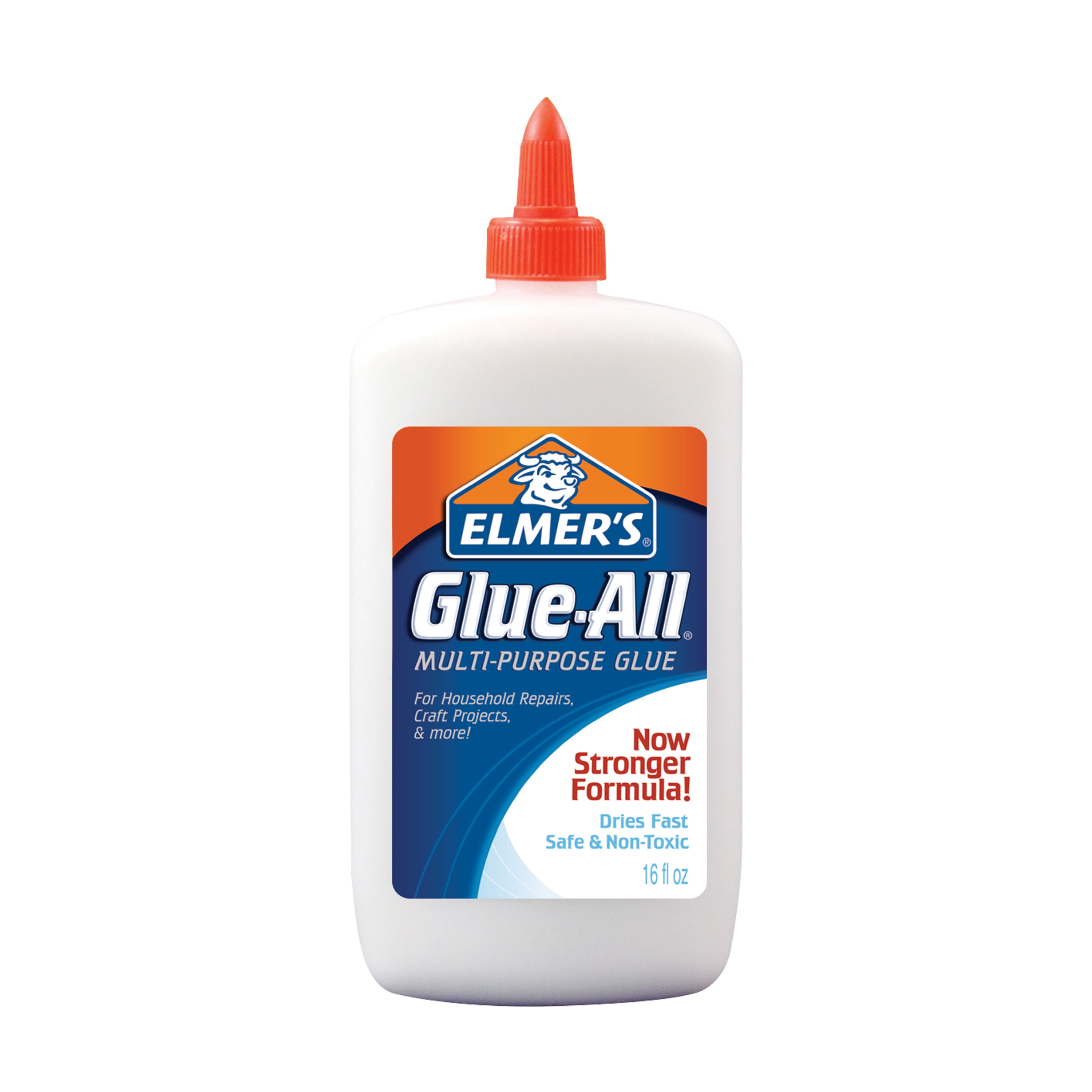 Elmer's Glue-All Multi-Purpose Liquid Glue, Extra Strong, Great for Making Slime, 16 Ounces, 1 Count