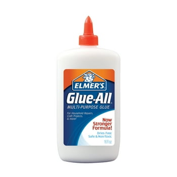 Elmer's Glue-All Multi-Purpose Liquid Glue, Extra Strong, Great for Making Slime, 16 Ounces, 1 Count