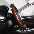 thumbnail image 4 of Bdday Summer Sweatproof Microfiber Leather Steering Wheel Cover Breathable Car Steering Wheel Cover, 4 of 7