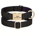 thumbnail image 1 of HLONK Durable Polyamide Adjustable Dog Collar - Custom Engraved  Comfortable Soft Lining  Waterproof Quick-Dry  with Personalized Name Tag for Small to Large Dogs, 1 of 6