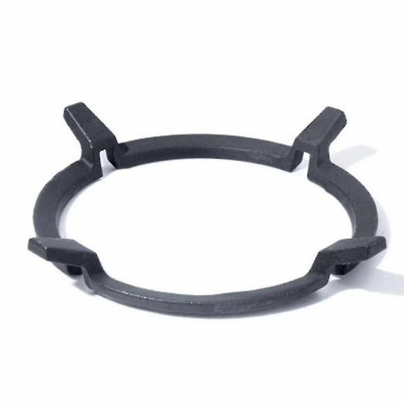 1pc Black Wok Stands Cast Iron Wok Pan Support Rack For Burners