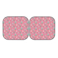 thumbnail image 7 of Fotbe Pastel Christmas Trees on Pink 2-Piece Car Windshield Sun Shade | Sun Blocker for Car Windshield | Foldable Automotive Interior Accessories for Sun Protection-Medium, 7 of 7