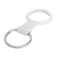 thumbnail image 3 of Étui de Protection pour Localisateur de Téléphone en Silicone Anti-Rayures avec Porte-Clés pour IOS (Blanc), 3 of 14