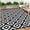 Black & White, variant on Twister.CK 9x18' Waterproof Outdoor Rug, Reversible Plastic Patio Rugs with Storage Bag, Portable Modern Indoor Outdoor Carpet for Camping, Balcony Deck Backyard, Gray