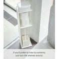 thumbnail image 3 of Yamazaki Home Bathroom Organizer, White, Steel, No Assembly, 3 of 5