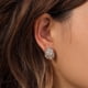 thumbnail image 1 of Fiudx Juego de Aretes, Aretes de Moda con Forma de Media Luna de Diamantes, Elegante Collar de Boda, Elegantes Accesorios para Banquetes, Regalos para Mujeres, Perfecto para Ocasiones Especiales, Inc, 1 of 5