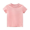thumbnail image 6 of Phenas Toddler Girls Cotton Short Sleeve T-Shirt,Casual Daily Shirt for Kids,4-Pack,Sizes 2T-7T, 6 of 8