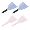 thumbnail image 1 of 4pcs Salón de plástico Laca para el cabello Máscara de corte de pelo Salón Rosa / Azul Sunnimix Laca para el cabello cara ojos escudo, 1 of 8