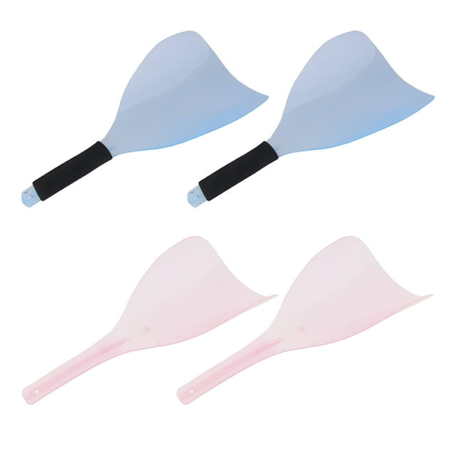 4pcs Salón de plástico Laca para el cabello Máscara de corte de pelo Salón Rosa / Azul Sunnimix Laca para el cabello cara ojos escudo