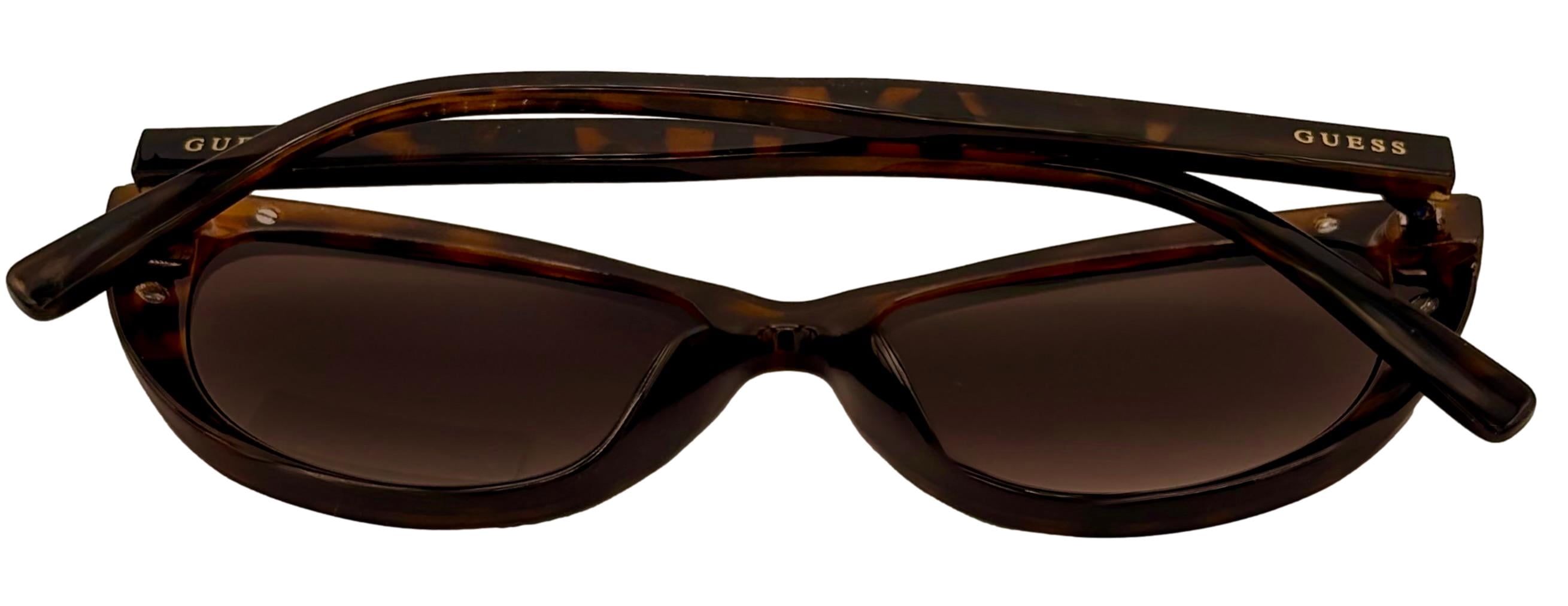 Guess Sunglass Womens Dark Havana Cat Eye Brown Gradient Lens GO00006 52F