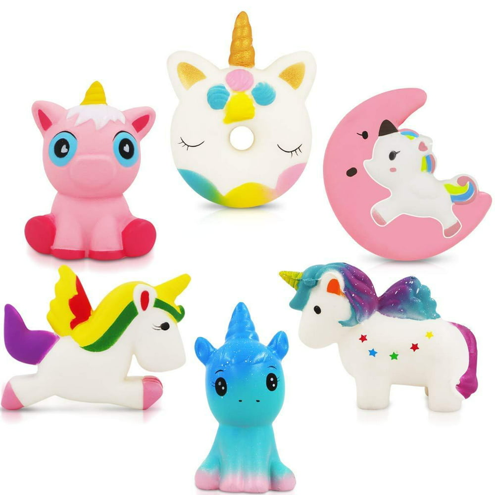 POKONBOY - Unicorn Squishy Toys Squishies - 6 Pack Unicorn Squishies ...
