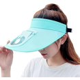 thumbnail image 1 of bleu-28*28cm-chapeau De Soleil Femme Avec Ventilateur Usb Chapeau De Soleil Haut Vide Chapeau Protection Solaire Lger Chapeau Anti-uv Ajustable Po, 1 of 5