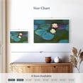 thumbnail image 4 of Elephant Stock Nympheas 1897-1898 Wall Art - Horizontal Canvas Wall Art - Living Room Wall Decor - Floral And Botanical Canvas - Teal And Purple Decor By Claude Monet - 12" x 8", 4 of 8