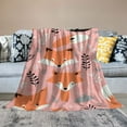 thumbnail image 2 of FUMJ Pink Cute Fox Blanket Fox Gifts Throw Blanket for Women Fox Lovers Super Soft Flannal Fox Throw Blanket for Bedding Couch Sofa Home Living Room Decor Christmas Birthday Gifts, 2 of 6