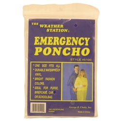 Chaby International - Poncho Emergency, Weather Station - 1 Ea ...