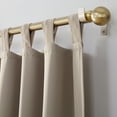 thumbnail image 3 of Sun Zero Brant Energy Saving Blackout Tab Top Curtain Panel, 40"X95", Stone, 3 of 7